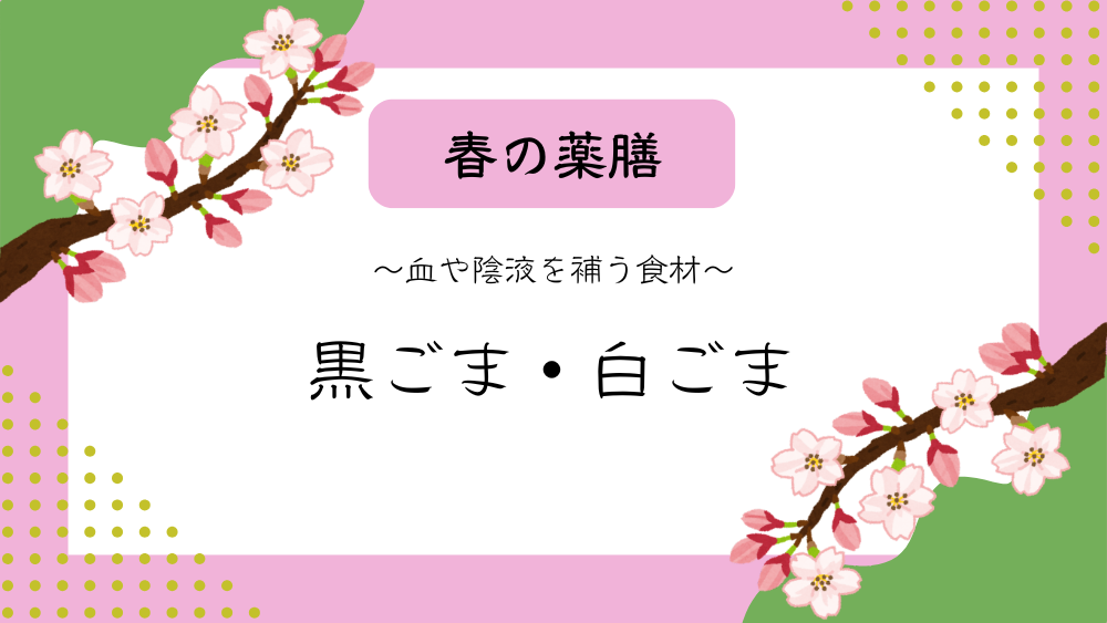 A title image featuring Sesame from my “Spring Dietary Therapy” series.