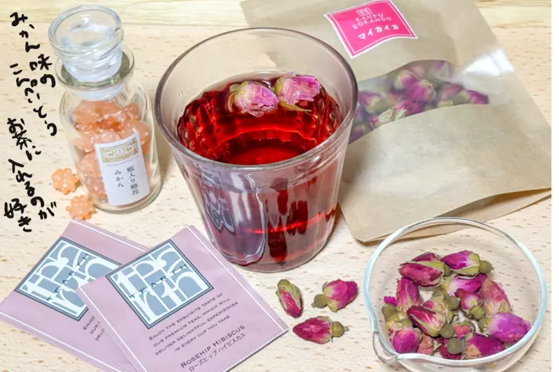 Rose tea made with Mei Gui Hua